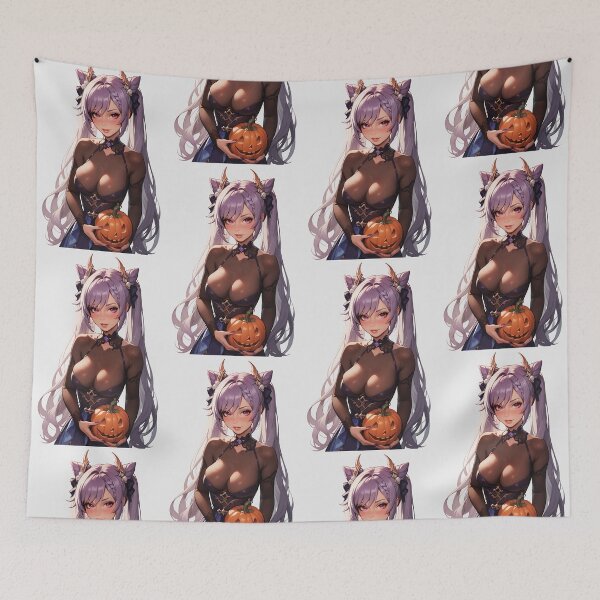 Item preview, Hot Halloween Girl with Lavender hair designed and sold by WaifuBrowser.