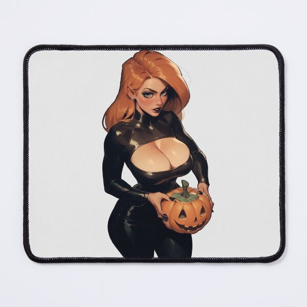 Item preview, Hot Halloween Girl with Red hair designed and sold by WaifuBrowser.