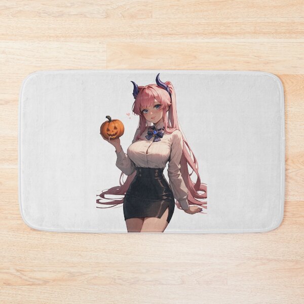 Item preview, Hot Halloween Girl with Pink hair designed and sold by WaifuBrowser.