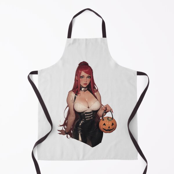 Item preview, Hot Halloween Girl with Red hair designed and sold by WaifuBrowser.