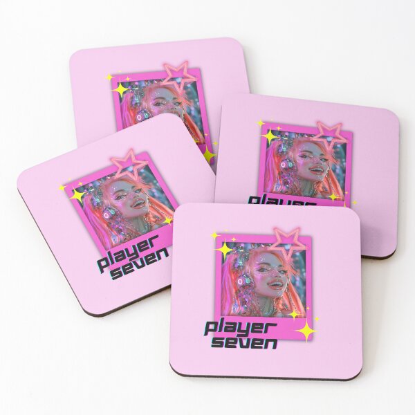Item preview, Y2k girl pink photo player seven designed and sold by pinkuardesign.