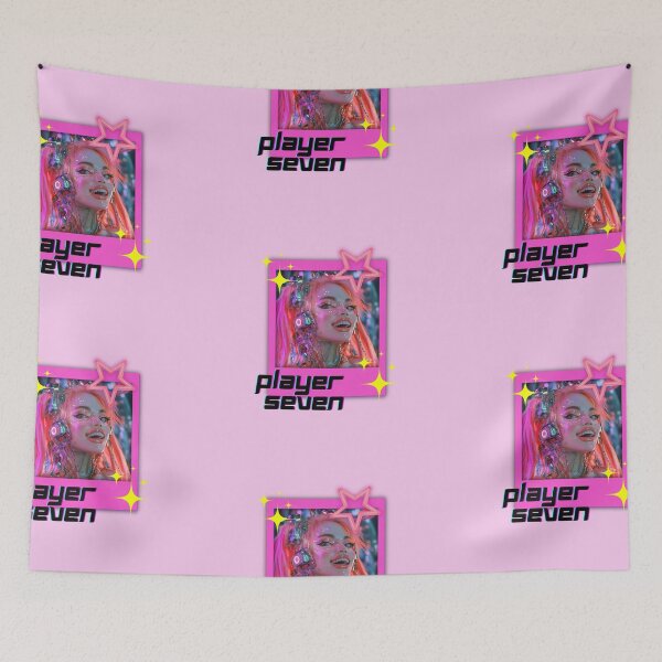 Item preview, Y2k girl pink photo player seven designed and sold by pinkuardesign.