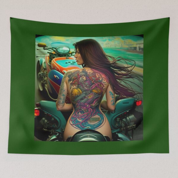 Item preview, Sexy Biker Woman designed and sold by ianearthcore.
