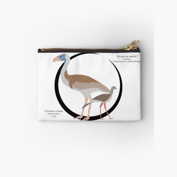 Item preview, Patagornis marshi y Cariama cristata designed and sold by EpochBirding.