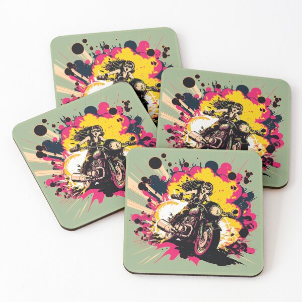 Item preview, Graphic Art Biker Woman designed and sold by ianearthcore.