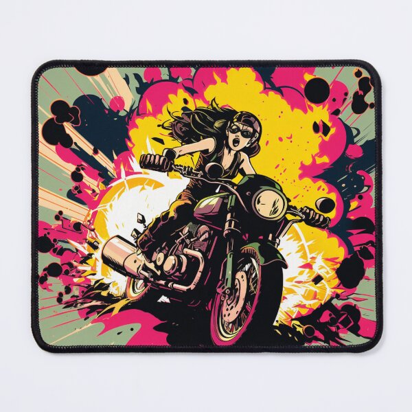 Item preview, Graphic Art Biker Woman designed and sold by ianearthcore.