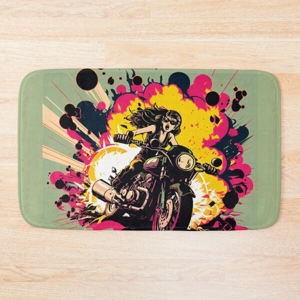 Item preview, Graphic Art Biker Woman designed and sold by ianearthcore.
