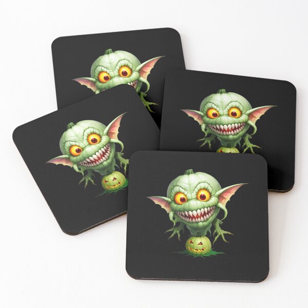 Item preview, Mischievous Goblin in Pumpkin designed and sold by WitMeme.