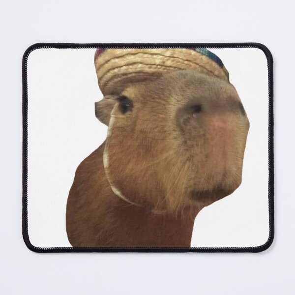 Item preview, Capybara wearing sombrero designed and sold by SillyLittleSnek.