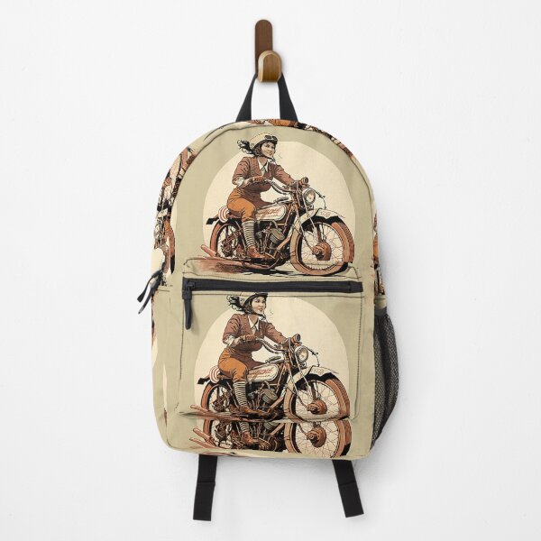 Item preview, Retro Biker Woman designed and sold by ianearthcore.