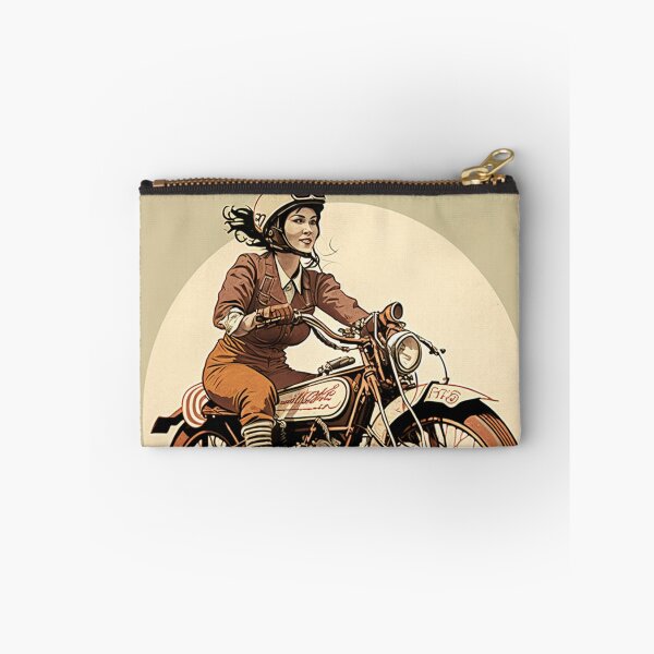 Item preview, Retro Biker Woman designed and sold by ianearthcore.