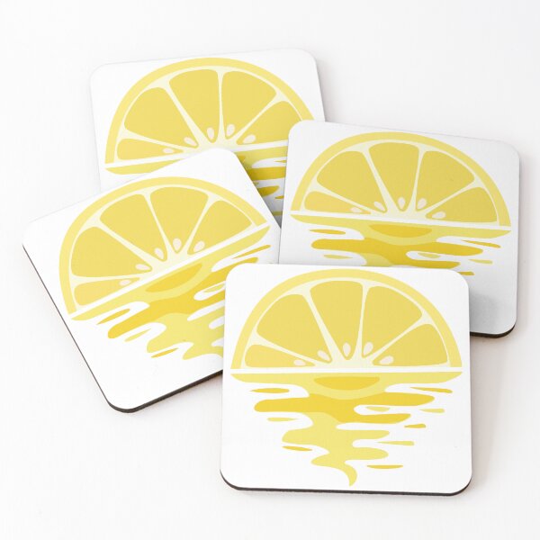 Item preview, Lemon Sunrise with Wavy Rays – Creative Citrus Horizon designed and sold by ArtfullyJua.