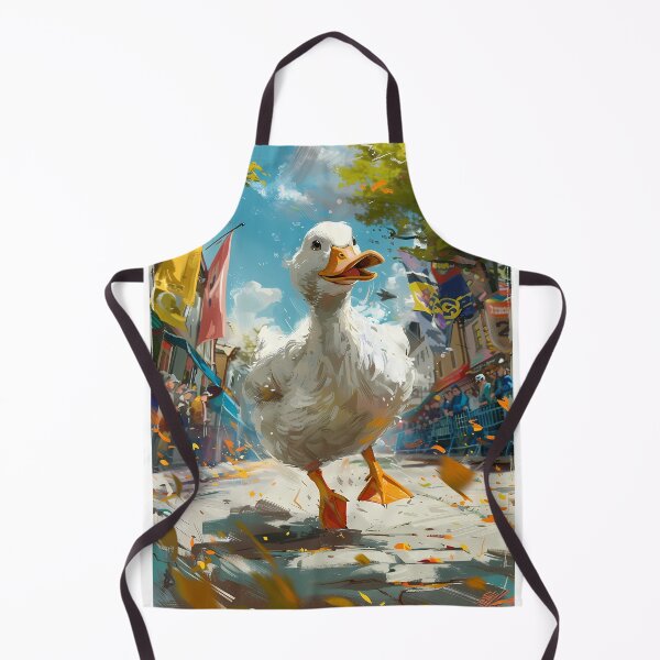 Item preview, The duck running the marathon designed and sold by aulucky.