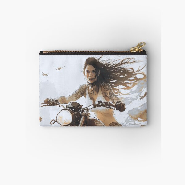 Item preview, Long Haired Biker Woman designed and sold by ianearthcore.