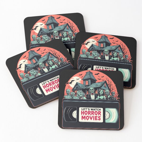 Item preview, Lets Watch Horror Movies Zombies designed and sold by TomFrontierArt.