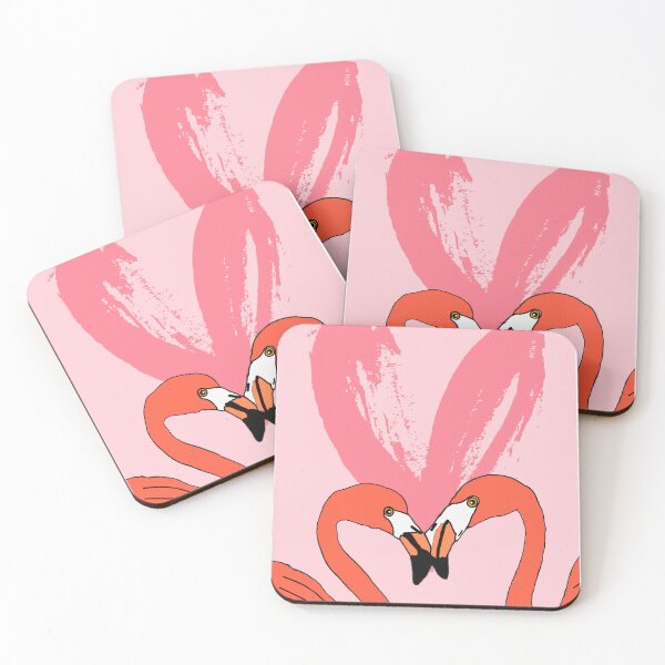 Item preview, flamingo love designed and sold by icedragonart77.