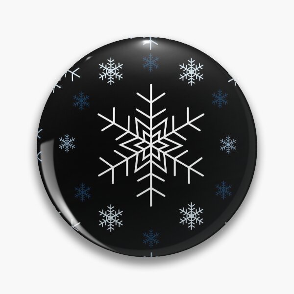 Item preview, snowflakes blue and white Christmas designed and sold by thereallama.