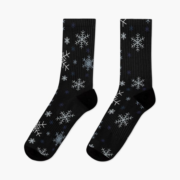 Item preview, snowflakes blue and white Christmas designed and sold by thereallama.