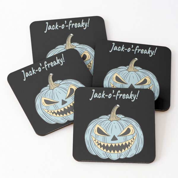 Item preview,  Jack-o'-Freaky: The Creepy Blue Pumpkin designed and sold by AgarutanPrint.