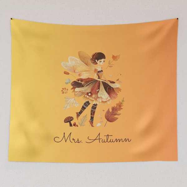 Item preview, Retro Autumn Fairy designed and sold by ArtPompon.