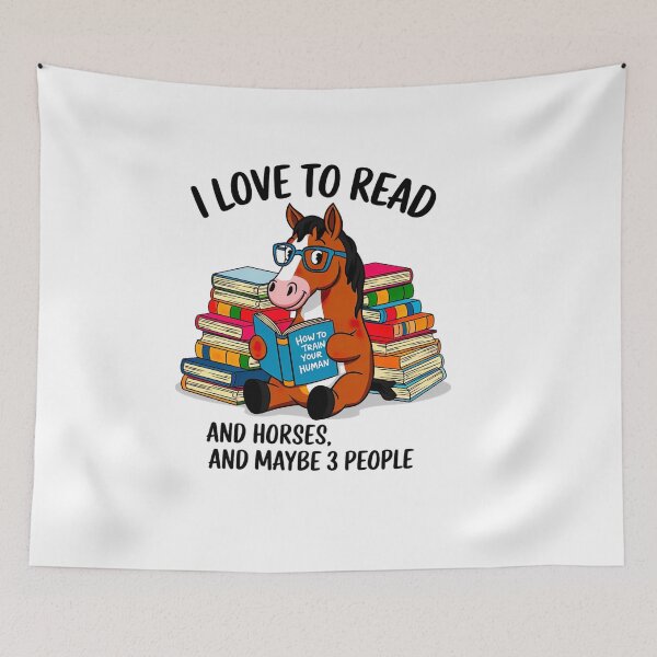 Item preview, Bibliophilic Bronco: A Horse’s Guide to Human Training designed and sold by ArteeInnovation.