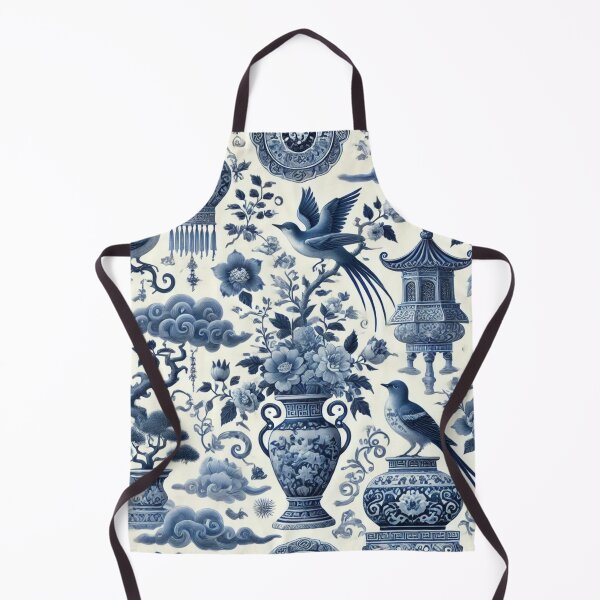 Item preview, Blue chinoiserie designed and sold by TeslaSt0re.