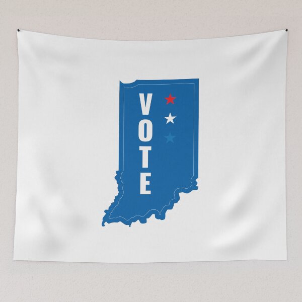 Item preview, Indiana for Progress: Vote Democrat designed and sold by Mundivagant Designs.