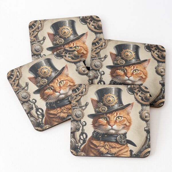 Item preview, Steampunk Cat designed and sold by LalaPhoto.