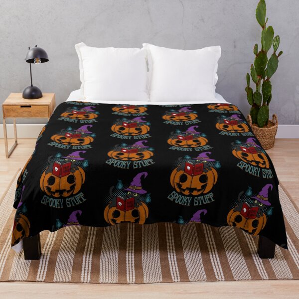 Item preview, Retro Funny Cat In The Pumpkin With Ghost Spooky Stuff Happy Halloween designed and sold by BBBLClo.