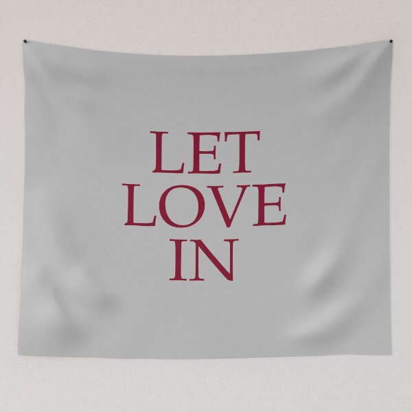 Item preview, Let Love In, burgundy designed and sold by perezzzoso.