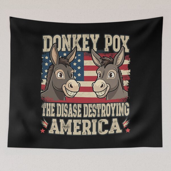 Item preview, Donkey Pox The Disease Destroying America Donkeypox Vintage designed and sold by studiopekepeke.