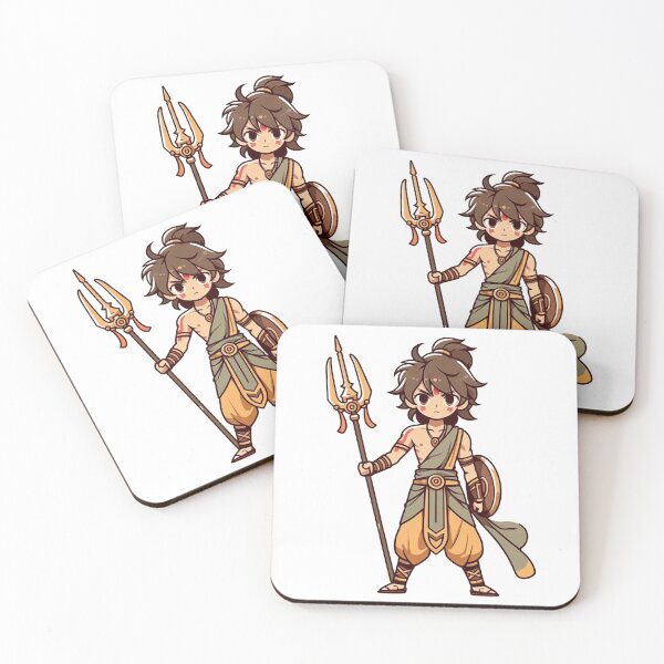 Item preview, Triyoshin -  The Celestial Trident Warrior designed and sold by DesignsCreative.