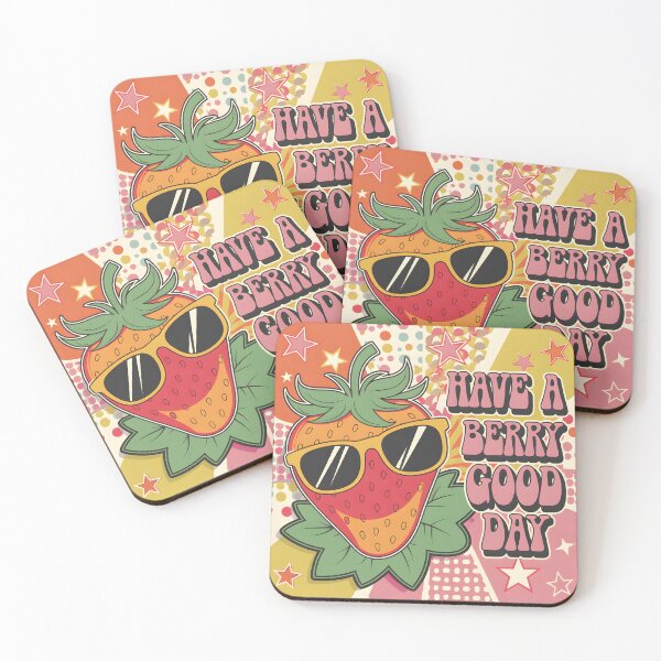 Item preview, Have a Berry Good Day – Fun Fruit Pun Design designed and sold by ArtfullyJua.