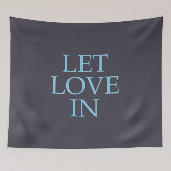 Item preview, Let Love In, blue designed and sold by perezzzoso.