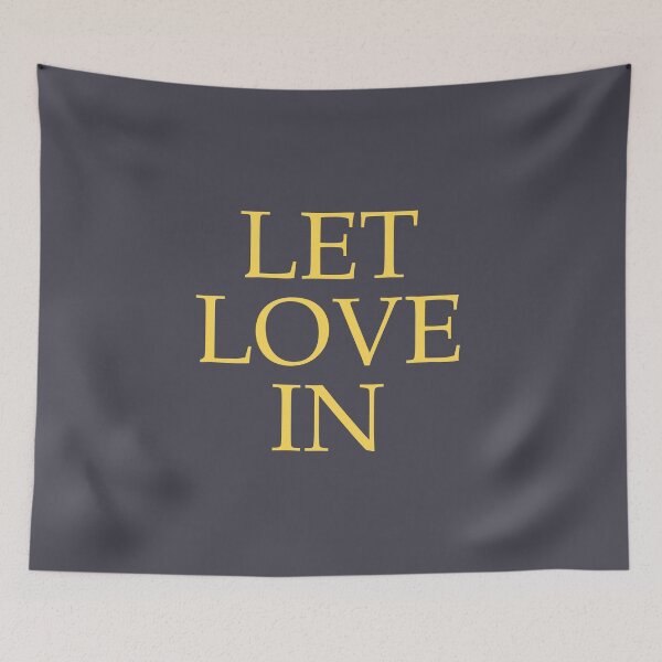 Item preview, Let Love In, mustard designed and sold by perezzzoso.