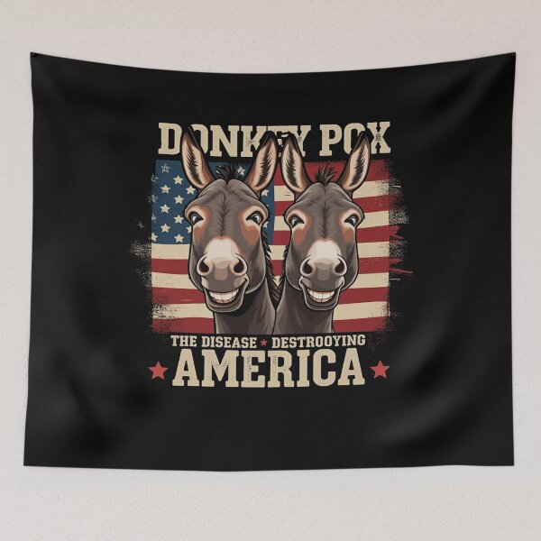 Item preview, Donkey Pox The Disease Destroying America Donkeypox Vintage designed and sold by studiopekepeke.