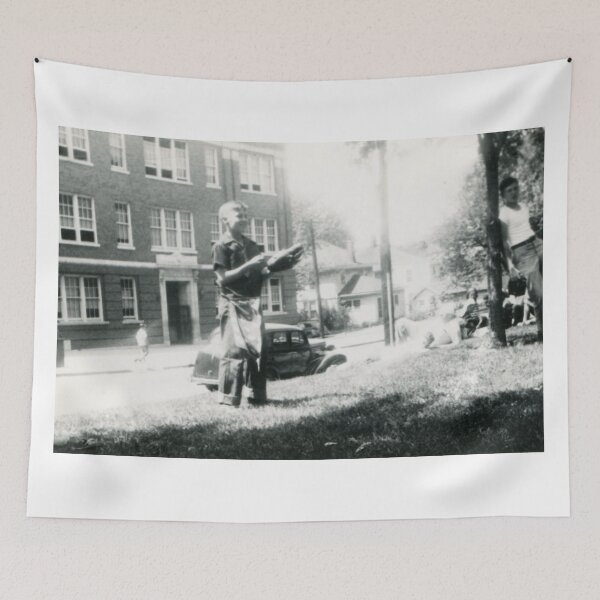 Item preview, Vintage Young Boy Playing Baseball designed and sold by BGPickers.