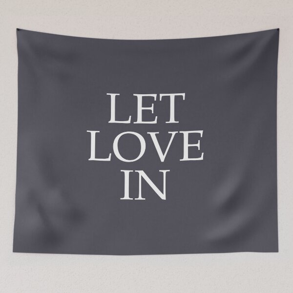 Item preview, Let Love In, white designed and sold by perezzzoso.
