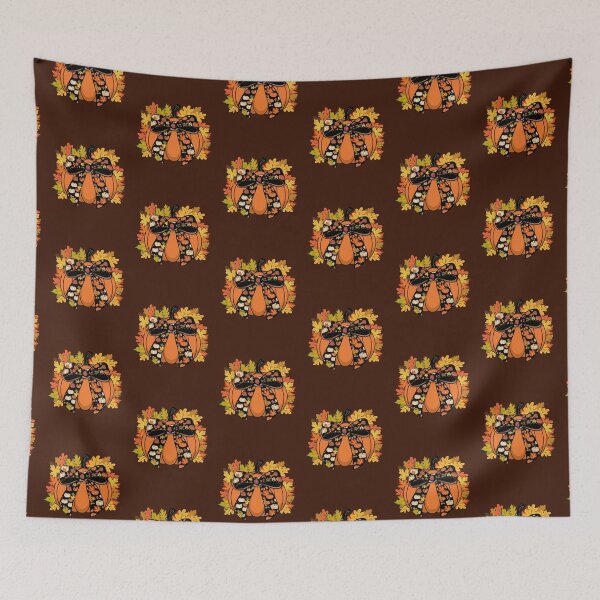 Item preview, Fall Pumpkin, Leaves and Bow Autumn Season designed and sold by Cute & Sassy Custom Gifting Boutiques.