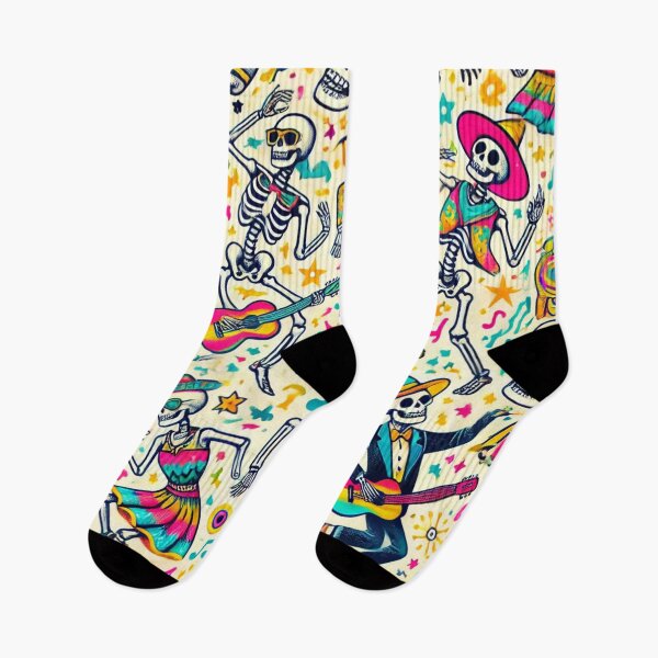Item preview, Colorful Dancing Skeleton designed and sold by TeslaSt0re.
