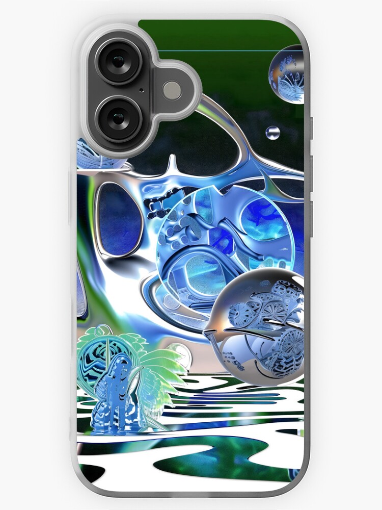 Surreal Spheres: Frutiger Aero Inspired Art | Abstract