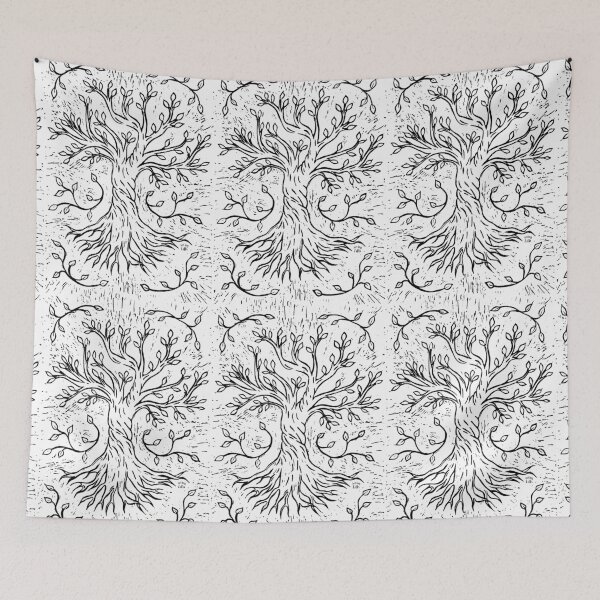 Item preview, tree lino print designed and sold by aartbylilli.