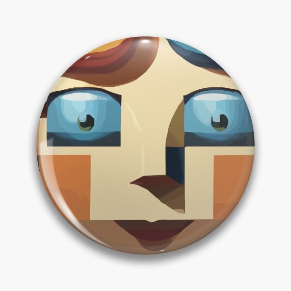 Item preview, cubist emoji designed and sold by Andre Faubert.
