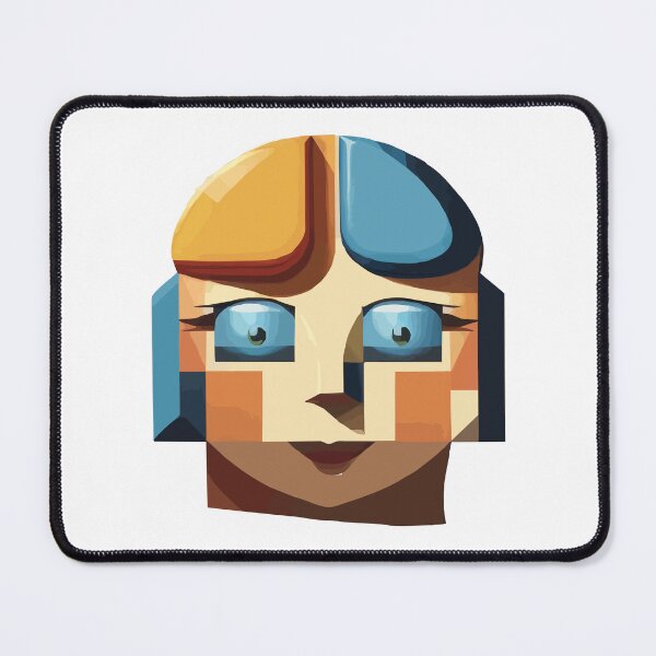 Item preview, cubist emoji designed and sold by Andre Faubert.