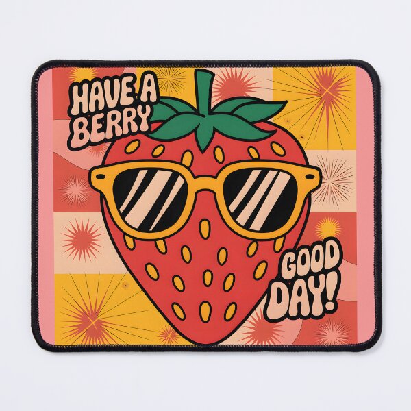 Item preview, Have a Berry Good Day – Fun Fruit Pun Design designed and sold by ArtfullyJua.
