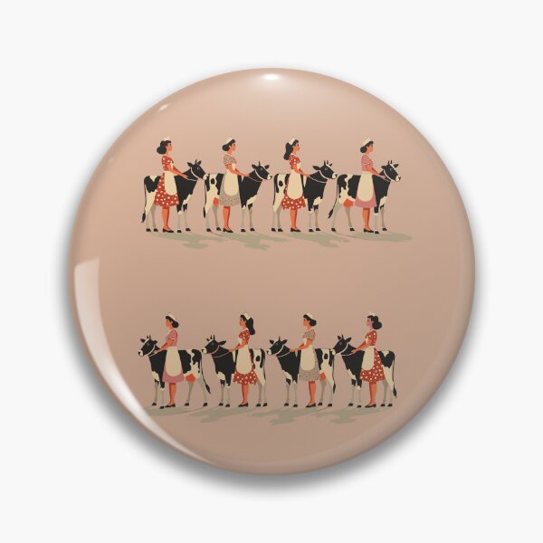 Item preview, Eight Maids A Milking Cut-Out Stencil-Style 3 designed and sold by taiche.