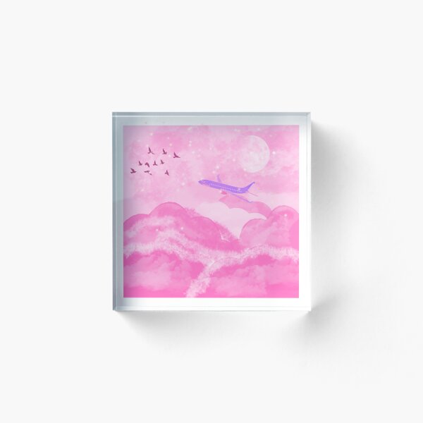 Item preview, Pink sky clouds designed and sold by Reyherb.