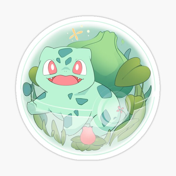 Item preview, Bulbasaur In a Pokeball  designed and sold by Heiyoru.