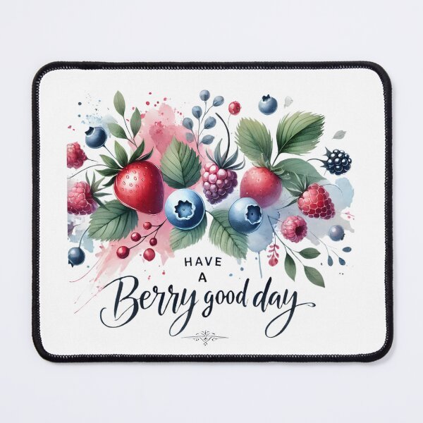 Item preview, Beautiful & Luxurious Berries – Have a Berry Good Day Illustration designed and sold by ArtfullyJua.