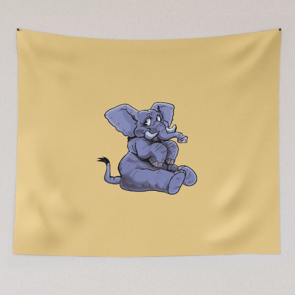 Item preview, Cute Cartoon Elephant designed and sold by Deathoftheself.